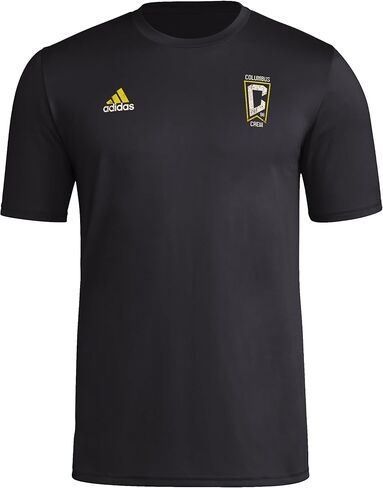 adidas Men's Columbus Crew Short Sleeve Pre-Game T-Shirt in Kuwait