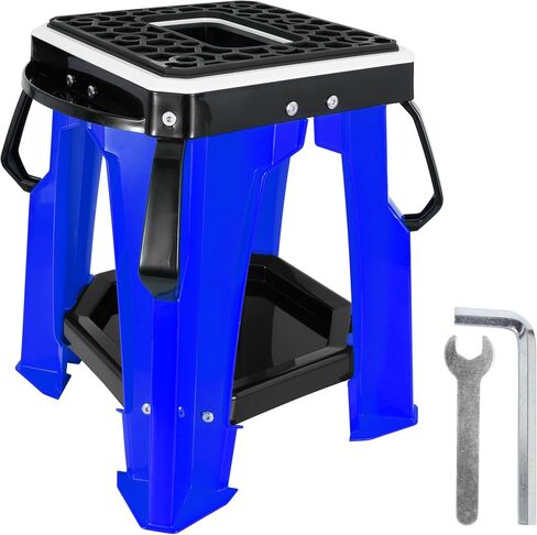 RUTU Dirt Bike Stands and Lifts - Motorcycle Stand Universal Panel - Includes Detachable Tool Tray and Steel Frame- Commonly used on Dirt Bike Motocross - 550lbs - Black in Saudi Arabia
