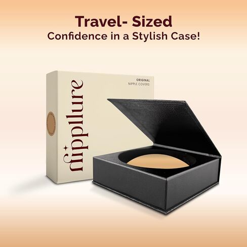 Reusable Sticky Adhesive Nipple Covers for Women – Silicone Petals with Travel Box in Saudi Arabia
