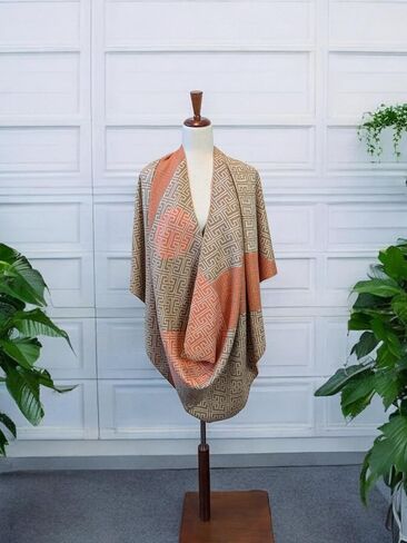 Women's Fashion Shawl - Dual Pattern/Double Sided design (Wool blend) in Saudi Arabia
