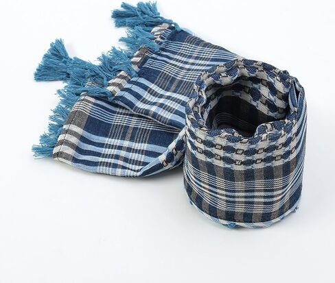 وشاح Cot-Oath Keffiyeh للرجال شيماغ الصحراء التكتيكية واشف النساء العرب الرقبة غطاء شرابة شرابة in Kuwait