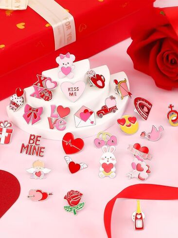 JUNEBRUSHS 28PCS Book Enamel Pins Cartoon Books Brooch Pins for Teacher Student Readers Book Lovers Party Favor Gifts Supplies Backpack Clothes Hat Accessories in Kuwait