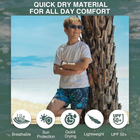 Kanu Surf Boys Adventure Boys Swim Trunks with Compression Liner Quick Dry Stretch Swimsuit in Saudi Arabia