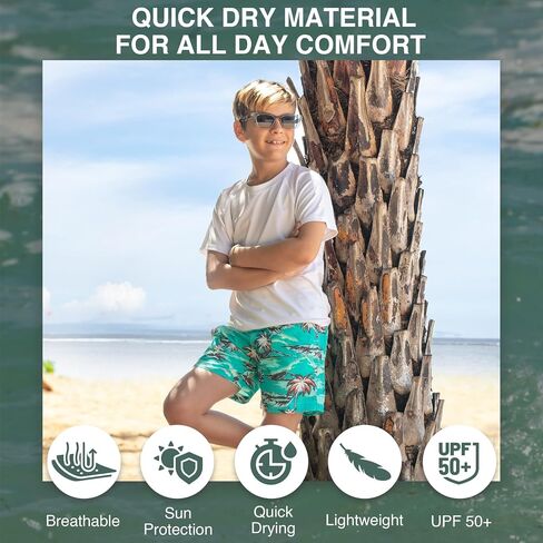 Kanu Surf Boys Adventure Boys Swim Trunks with Compression Liner Quick Dry Stretch Swimsuit in Saudi Arabia