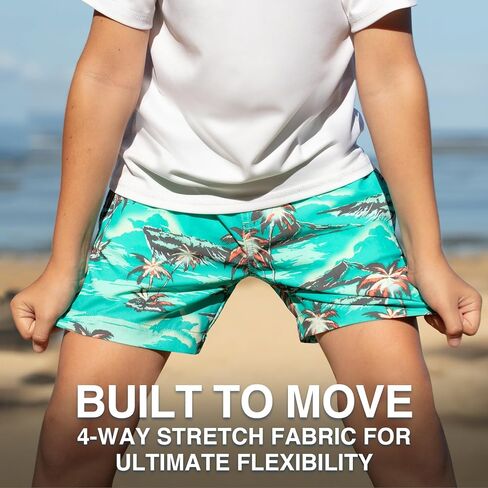 Kanu Surf Boys Adventure Boys Swim Trunks with Compression Liner Quick Dry Stretch Swimsuit in Saudi Arabia