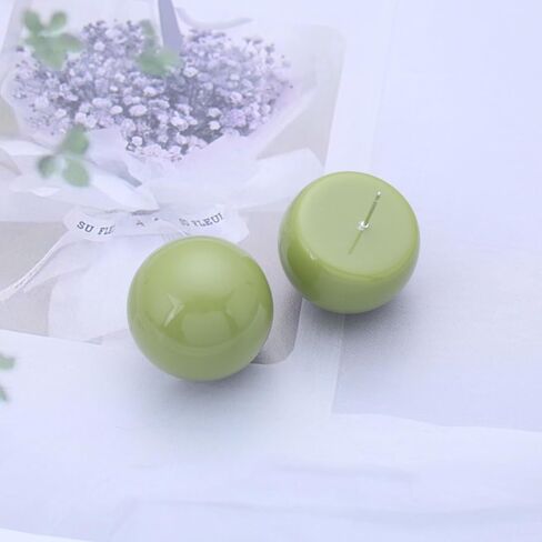 Vintage Large Acrylic Ball Earrings Boho Resin Ball Earrings Round Ball Stud Earrings Statemrnt Acrylic Earrings for Women in Saudi Arabia