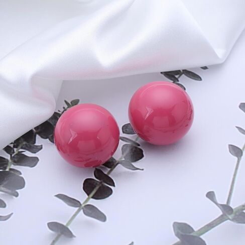 أقراط كرة كبيرة من أكريليك أقراط البواهو راتنجات الكرة حول أقراط كرة الستار in Kuwait