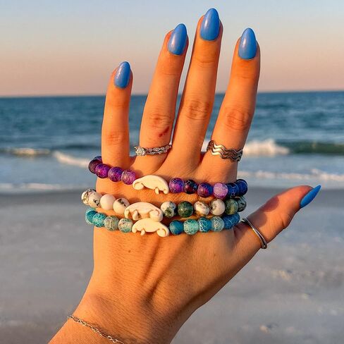 Fahlo Drift Bracelet Manatee Tracking Bracelet, Elastic, Supports Clearwater Marine Aquarium, one Size fits Most for Men and Women in Saudi Arabia