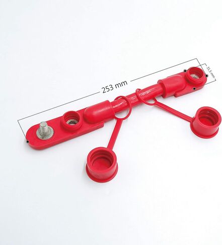 partsPTT Overmolded Multi Group 31 8" 1/0 3 Battery Cable for Truck Marin Boat Yachet RV Caravan Battery Motor Trailer Bus - Red Positive in Kuwait