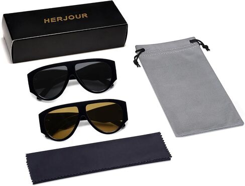 Oversized Retro Aviator Sunglasses Womens Mens 70s Classic Vintage Sun Glasses AR82227 in Saudi Arabia