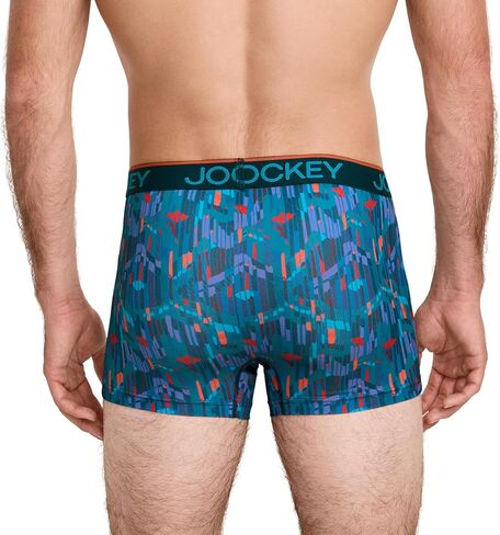 Jockey Men's Chafe Proof Pouch Microfiber 3" Trunk - 3 Pack in Kuwait