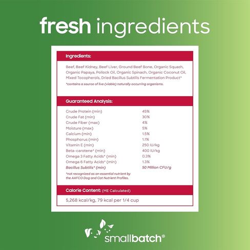 smallbatch Pets Freeze-Dried Super Booster Rabbit Bites for Dogs & Cats, 7 oz, Made in The USA, Humanely Raised Single Protein Source, Topper & Treat, with Organic Vegetables and Probiotics in Saudi Arabia