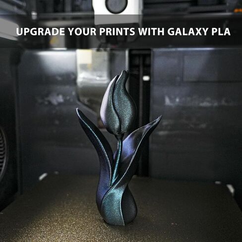 Aceaddity Silk Magic PLA 3D Printer Filament, Multi-Colour Tri-Extrusion 1.75mm 3D Printing PLA Filament, Shiny Silk Coextruded PLA, Dimensional Accuracy +/- 0.03 mm, 1kg/2.2lbs (Blue-Red-Green) in Saudi Arabia