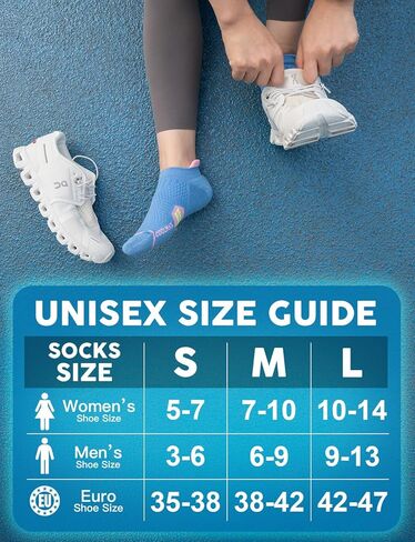 Coolmax Bamboo Viscose Compression Running No Show Socks Women, Anti Blister Moisture Wicking Cushioned workout in Kuwait