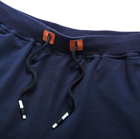 FoxQ Mens Casual Drawstring Shorts with Zipper Pockets Elastic Waist in Saudi Arabia