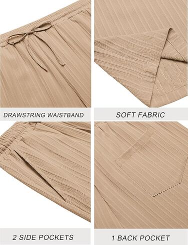 شورت شورت شاطئ الشاطئ Coofandy 9 "شورتات غير رسمية مرنة in Kuwait