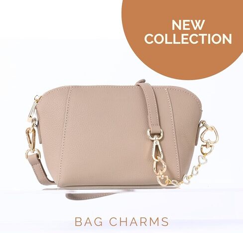 VeekyVicky Purse Strap Extender for Handbag Bag, Chain Strap Replacement Extension - Four Leaf Clover Good Luck Charm White in Kuwait