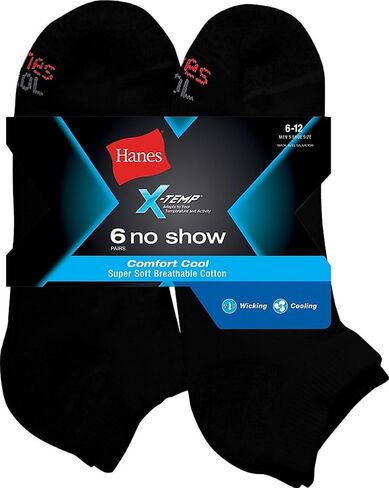 Hanes Men's X-Temp Comfort Cool No Show in Kuwait