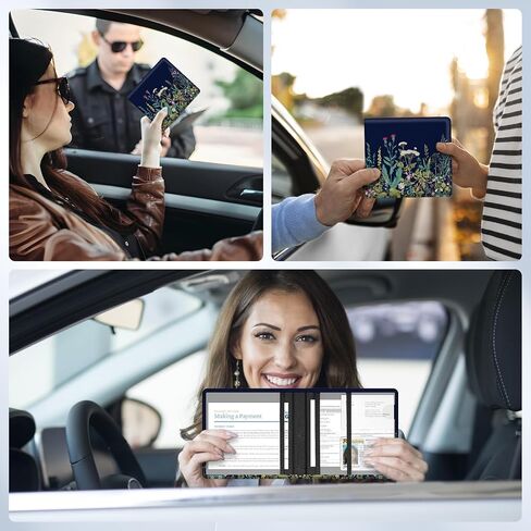 صاحب تسجيل السيارات وبطاقة التأمين ， منظم سيارات قفازات السيارة ， قضية ملحقات لتخزين تراخيص القيادة والبطاقات والوثائق in Kuwait