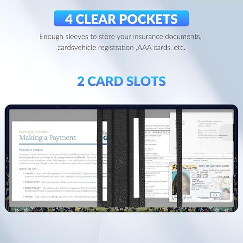 صاحب تسجيل السيارات وبطاقة التأمين ， منظم سيارات قفازات السيارة ， قضية ملحقات لتخزين تراخيص القيادة والبطاقات والوثائق in Kuwait