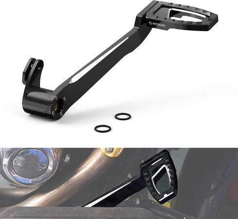 Black Back Rear Brake Pedals Rear Brake Levers Compatible with Harley Electra Glide Standard FLHT 2019-2022, Road Glide Special FLTRXS 2015-2023, Replacement for 50600067, See Fitment in Saudi Arabia