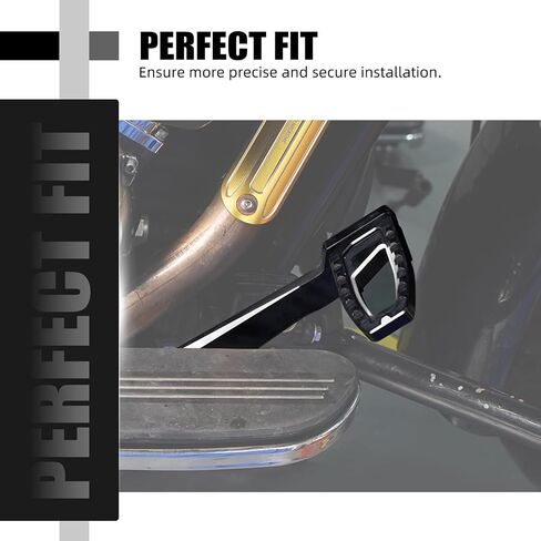 Black Back Rear Brake Pedals Rear Brake Levers Compatible with Harley Electra Glide Standard FLHT 2019-2022, Road Glide Special FLTRXS 2015-2023, Replacement for 50600067, See Fitment in Saudi Arabia