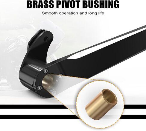 Black Back Rear Brake Pedals Rear Brake Levers Compatible with Harley Electra Glide Standard FLHT 2019-2022, Road Glide Special FLTRXS 2015-2023, Replacement for 50600067, See Fitment in Saudi Arabia