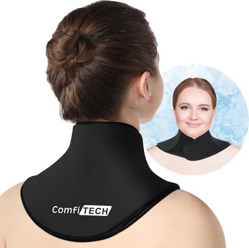 ComfiTECH Neck Ice Pack Wrap Gel, Cooling Pad for Cervical and Shoulder, Medium, 1 Pack in Saudi Arabia