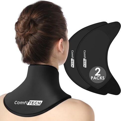 ComfiTECH Neck Ice Pack Wrap Gel, Cooling Pad for Cervical and Shoulder, Medium, 1 Pack in Saudi Arabia