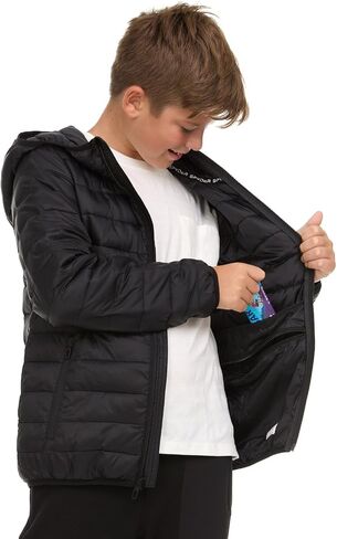 Spyder Boys Puffer Jacket - Lightweight Packable Wind Water Resistant Quilted Boys Winter Coat - Cozy Insulated Winter Jacket in Saudi Arabia