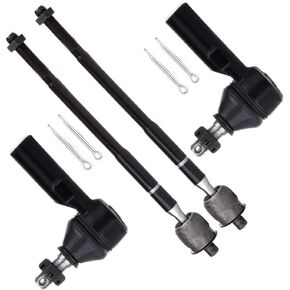 مجموعة التعليق Scitoo 4PCS للفترة 1998-2002 لـ Chevrolet Prizm 1996-2002 لـ Toyota Corolla 1996-1997 لـ Geo prizm w/Suspension Parts Inner Tie end end end end end end end end end end