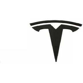Model 3 / Y Badge Emblem - Front Hood Frunk Replacement Logo for Tesla Model 3 and Y -3D, ABS Emblem Chrome Silver
