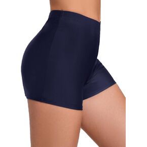 Womens High Waisted Swim Board Shorts Tummy Control Swim Shorts Bathing Suit Bottoms Liner Swimsuit