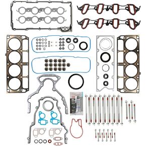 PHILTOP HS26191PT ES72173 Head Gasket Set Fit for Chevy/GMC/Cadillac/Pontiac/Hummer/Buick, 2002-2011 Silverado 1500, 2002-2011 Avalanche Suburban 1500,Tahoe,4.8L,5.3L,Head Gasket Kit