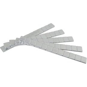 aain 1/4oz ، عصا على أوزان عجلة لاصقة ، 576 ٪ ، 144 أوقية/صندوق ، رمادي ، الزنك