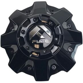 Fuel Offroad Wheels 1001-63GBR Gloss Black Center Cap with Black Rivets