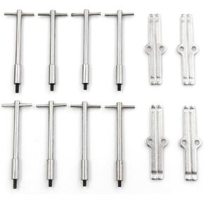 براغي تغطية صمام T-Bar تمسك بمجموعة تتوافق مع Chevy SB SBC 265 283 302 305 307 327 350 400 محرك تغطية الصمام T-BAR