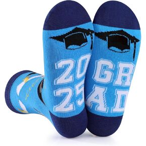 Graduation Gifts for Her Him 2025, Class of 2025 Graduation Gifts, High School College Graduation Gifts Socks for Her Him
