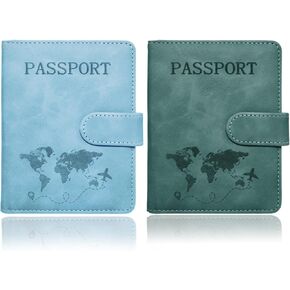 2 Pcs Passport Holder for Travel