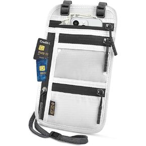 TOPBAG Passport Holder Family, Women RFID Blocking Passport Wallet, Travel Document Organizer for Premium Wallets, Waterproof Passport Holders Bag for Men Traveling, Credit Cards Case