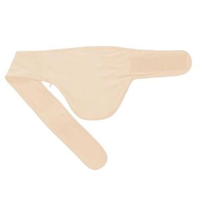 EXTREME Beige Soft Vertical Ostomy Support Belt – Hernia, Colostomy & Urostomy Support for Men & Women (Left Side, Size 5 = 40" to 42")