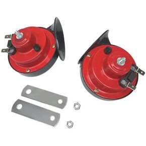 300DB Super Loud Train Horns, 12V 4A Waterproof Air Horns Replacement Kit, Car, Motorcycle, Truck, Bike, Boat Car Air Electric Snail Double Horn, Automotive Accessories Universal for Car