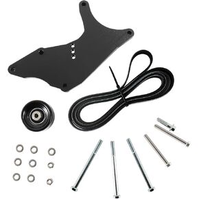 LS Truck SUV Dual Alternator Bracket Kit for GM 4.8L 5.3L 6.0L 6.2L Vortec V8 Engine 1999-2013,for Chevy Tahoe Suburban Silverado, GMC Yukon, Cadillac Escalade, Hummer H2 (Silver)