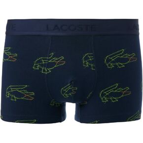 Lacoste Men's Cotton Stretch Print Animation Trunk