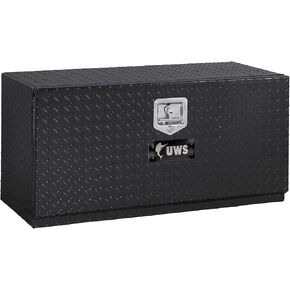 UWS EC40092 36-Inch Gloss Black Heavy-Wall Aluminum Single-Door Flatbed Underbody Tool Box