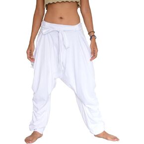 Sakoonee Women Men Baggy Harem Pants Lounge Trousers Palazzo Dhoti Style 2 Pockets Cotton