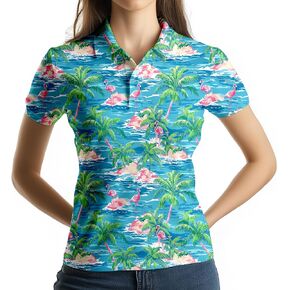 Womens Golf Shirt Short Sleeve Funny Golf Shirts for Woman Tennis Outfit