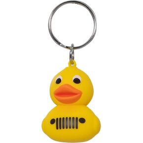 Plasticolor 004596R01 Jeep Rubber Duck with Grill PVC Key Chain