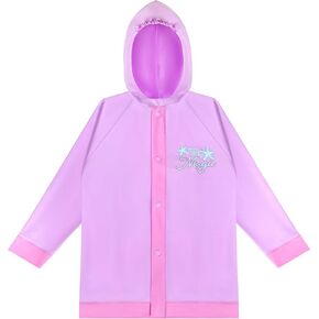 Disney Frozen Little Girls' Waterproof Outwear Hooded Rain Slicker