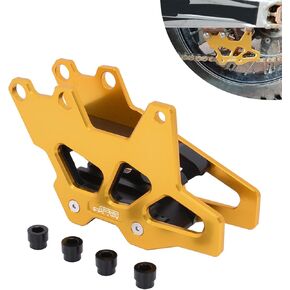 JFG RACING Dirt Bike Chain Guide,CNC Motorcycle Rear Chain Guard for DRZ400SM 05-19/DRZ400S 00-19/RM125 RM250 96-08/RMZ250 07-19/RMZ450 05-19/RMX450Z 10-19/DRZ400 00-04/DRZ400E 00-07-Gold